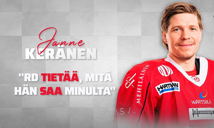 Janne Keränen on Sportissa tutussa maalintekijän roolissa