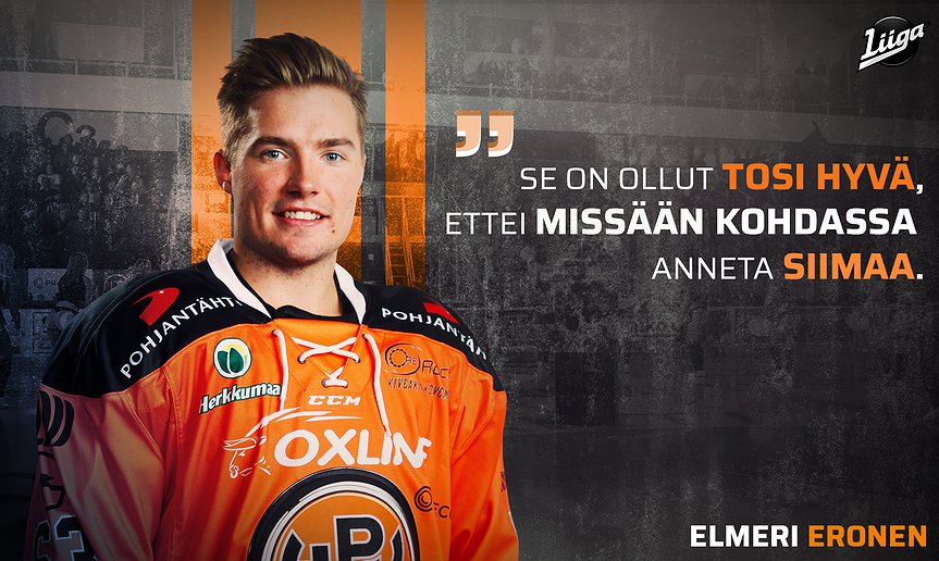 HPK:n Elmeri Eronen hehkuttaa esikuvalta saatuja oppeja: "Hän on paras pakkipari, kenen kanssa olen pelannut"